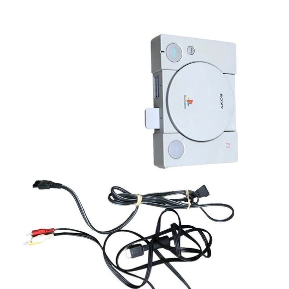 UNTESTESD Sony PlayStation 1 With Original Wires - Picture 4 of 16
